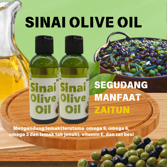 

MINYAK ZAITUN / SINAI EXTRA VIRGIN OLIVE OIL