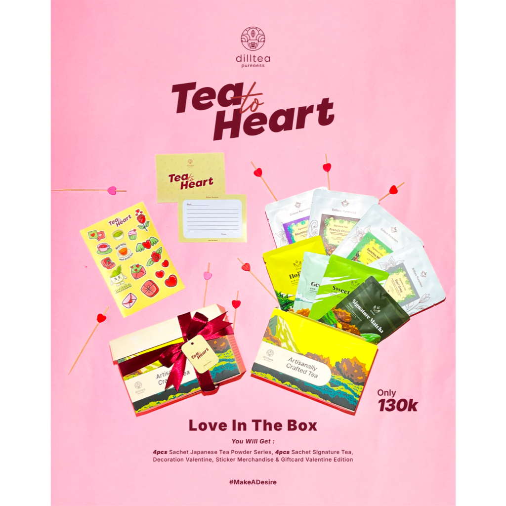 

Hampers Valentine Tea to Hearth Dilltea Pureness - Valentine Series