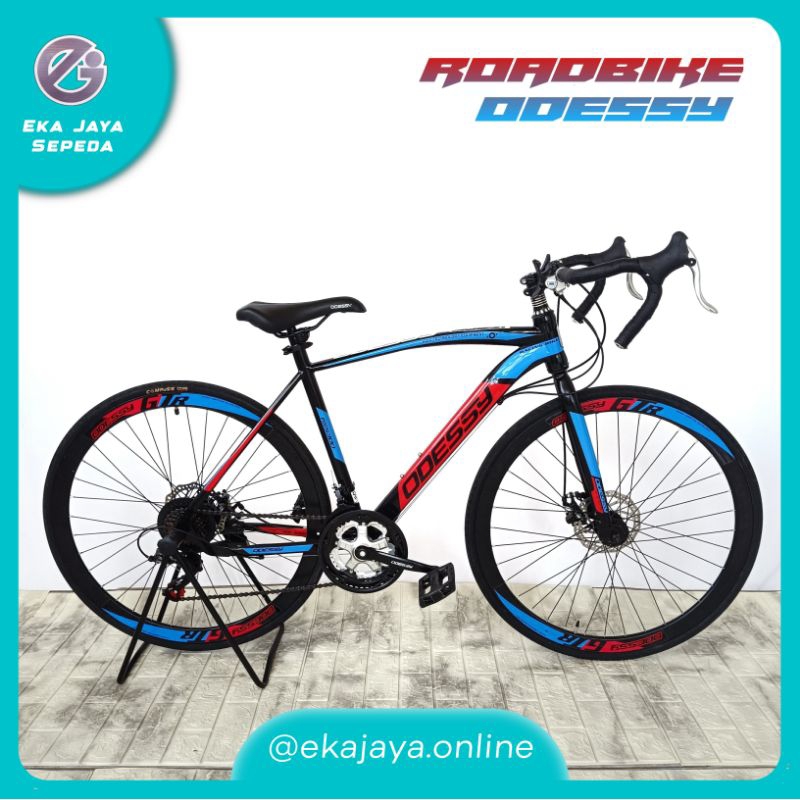 Sepeda Balap / Roadbike ODESSY 1010s - Red Blue [Second]