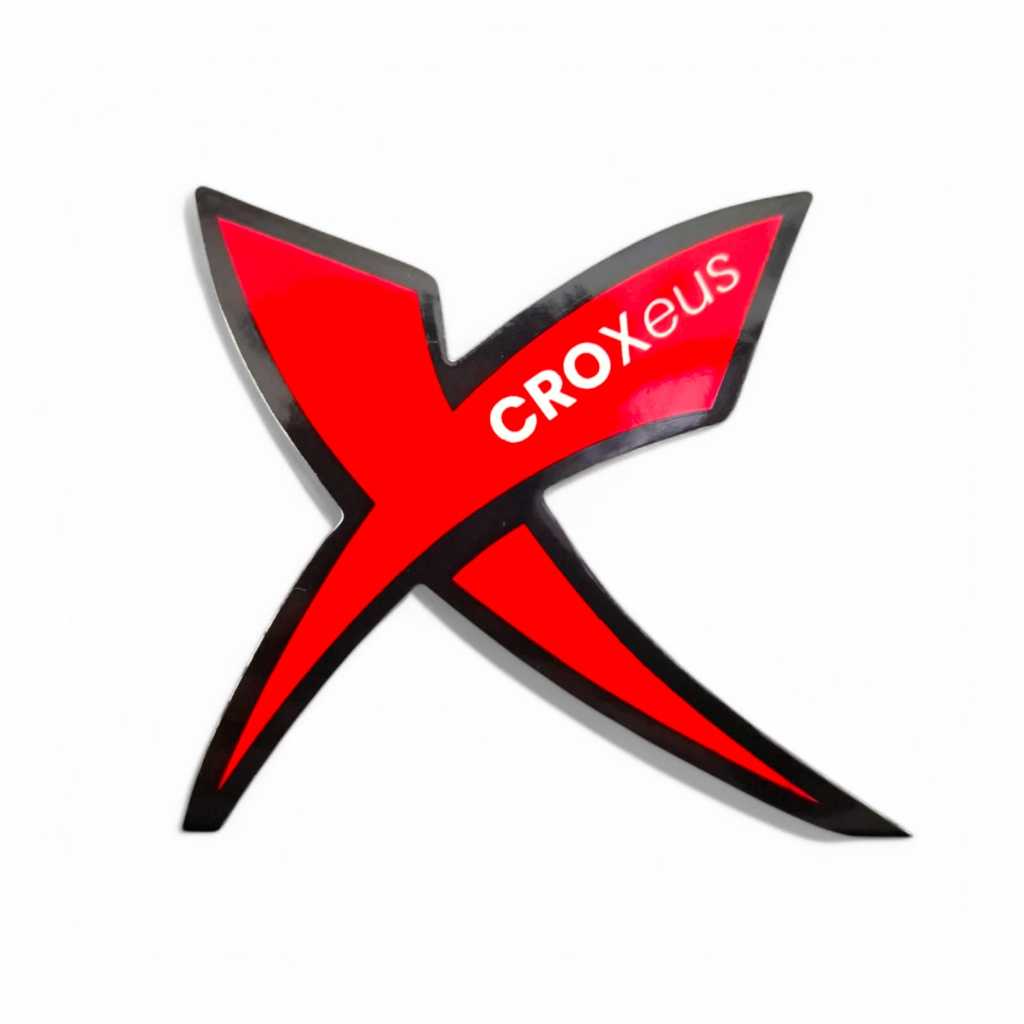 

CROXEUS - STICKER LOGO BRAND AESTHETIC ANTI AIR UNTUK LAPTOP CASE TUMBLER KOPER HP HELM DAN MOTOR