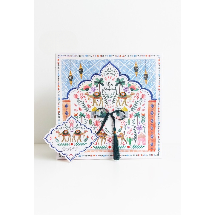 

10 pcs box lebaran kotak kue bolu lapis legit ukuran 25 x 25 x 10 cm kardus hampers eid mubarak fateen