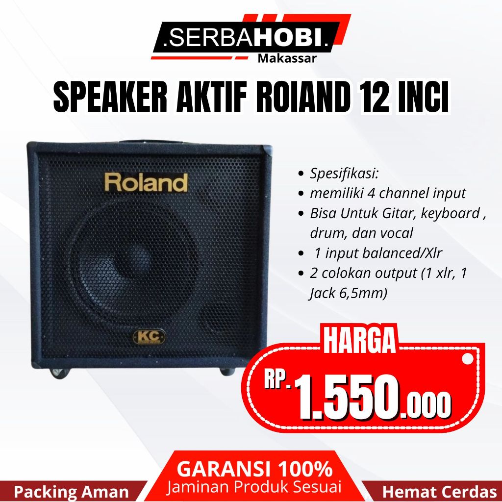 Speaker Aktif Roiand Dengan 4 Channel Input KC-350