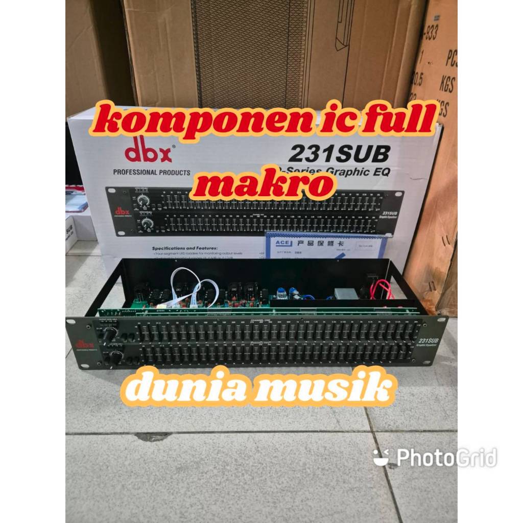 EQUALIZER DBX231SUB DBX 231 SUB DBX 231SUB KOMPONEN IC FULL MAKRO