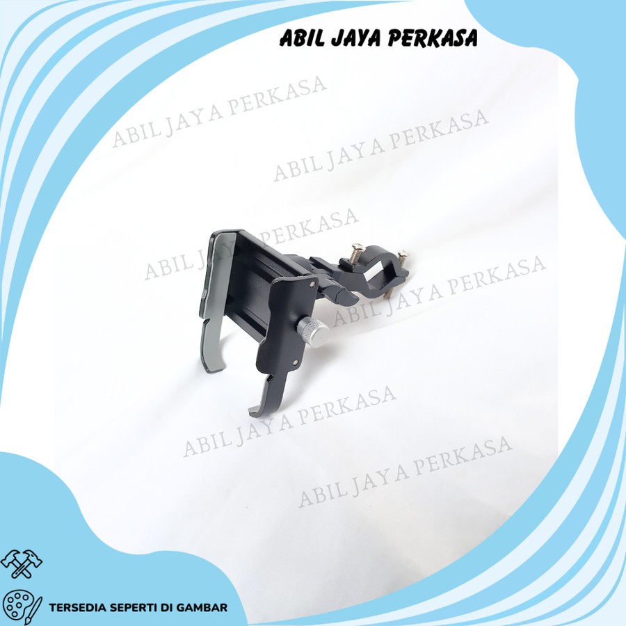 HOLDER HP STANG MOTOR PHONE HOLDER KISEKI PENYANGGA HP GPS UNIVERSAL BRACKET BRAKET BREKET NMAX AERO