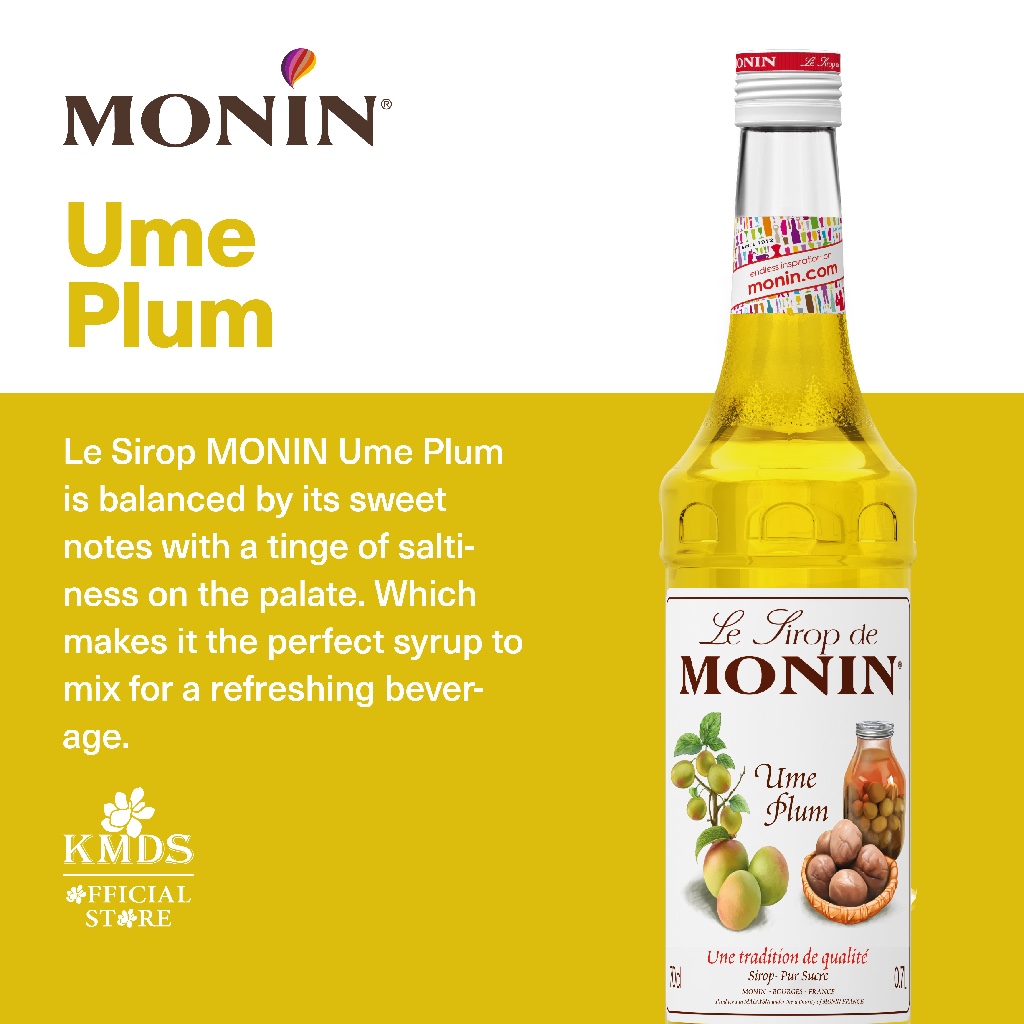 

MONIN UME PLUM SYRUP 70CL / 700ML