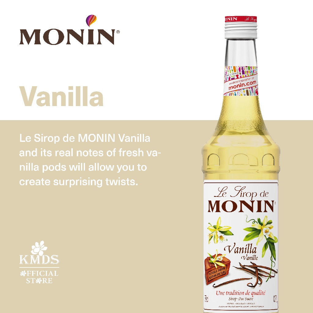 

MONIN VANILLA SYRUP 70CL / 700ML