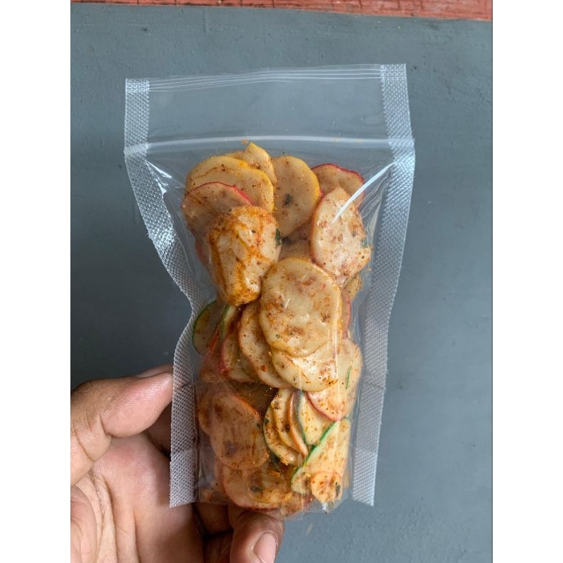 

kerupuk sebriiing pedas jontor daun jeruk