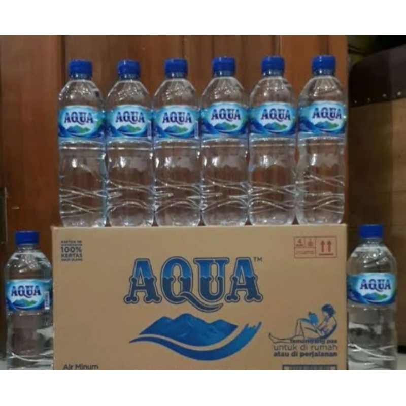 

AQUA BOTOL 600ML 1 KARTON 24 PCS