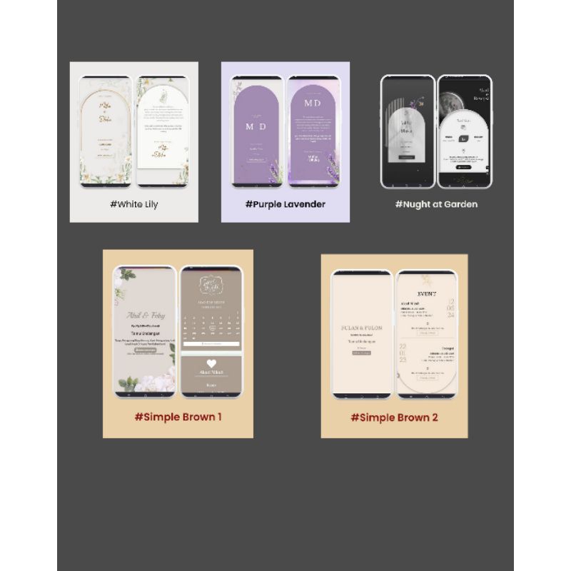 Undangan Pernikahan Digital Website Tanpa Foto