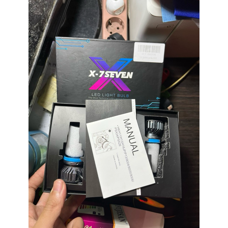 x-7seven foglamp Led H11 kuning 3000kelvin