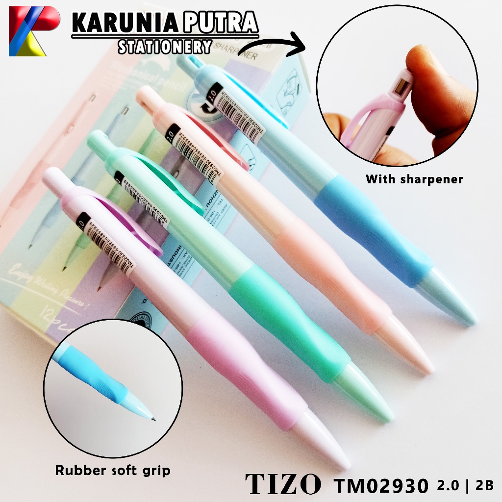 

Mechanical Pencil Pensil Mekanik Tizo 2.0mm