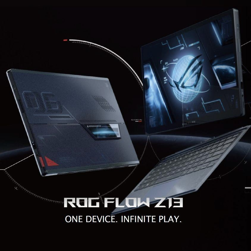 ASUS ROG FLOW Z13 GZ301VU TOUCH I9 13900H RTX4050 6GB/ 16GB 1TB W11+OHS 13.4QHD 165HZ PEN 2IN1