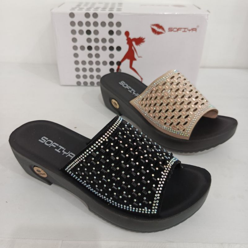 Sandal Wedges Sofiya Haq Sedang 5cm tipe 1201-26 | Sandal Impor Sofiya | Sandal Fashion Sofiya