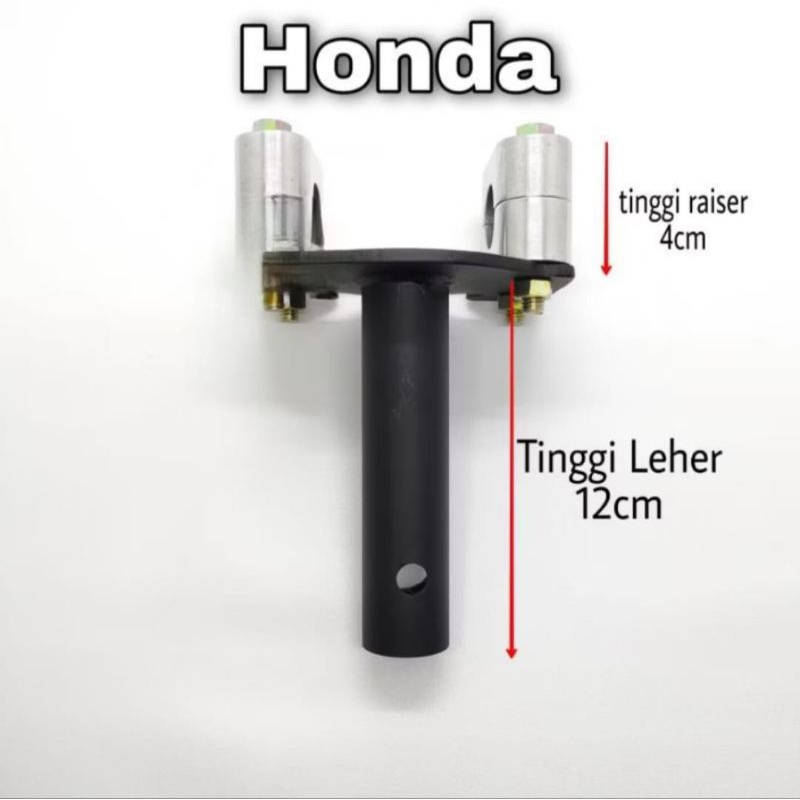 adaptor dudukan stang trail peninggi stang universal motor