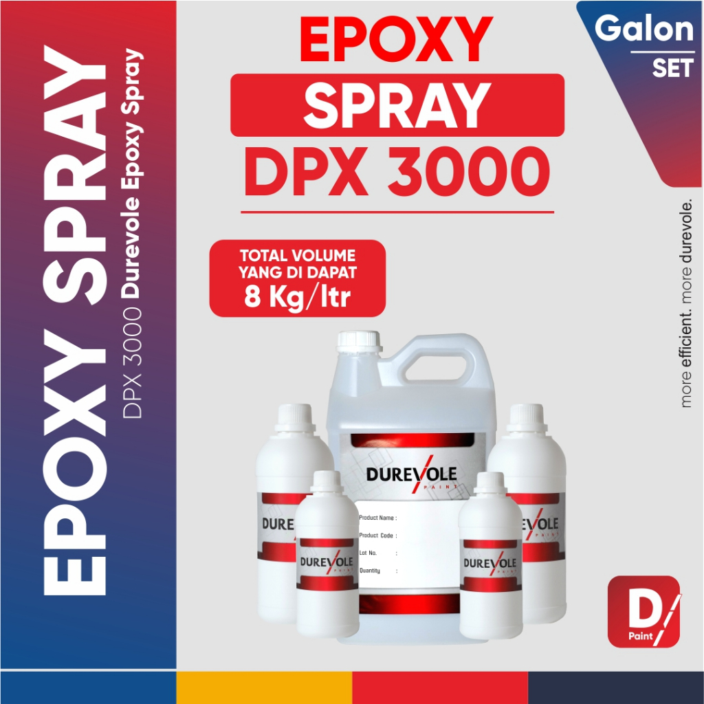 DPX 3000 - DUREVOLE EPOXY SPRAY (JERIGEN SET)