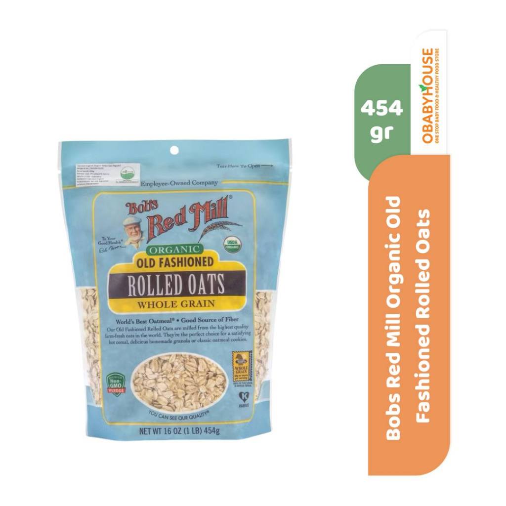 

Bobs Red Mill Organic Old Fashioned Rolled Oats 454gr