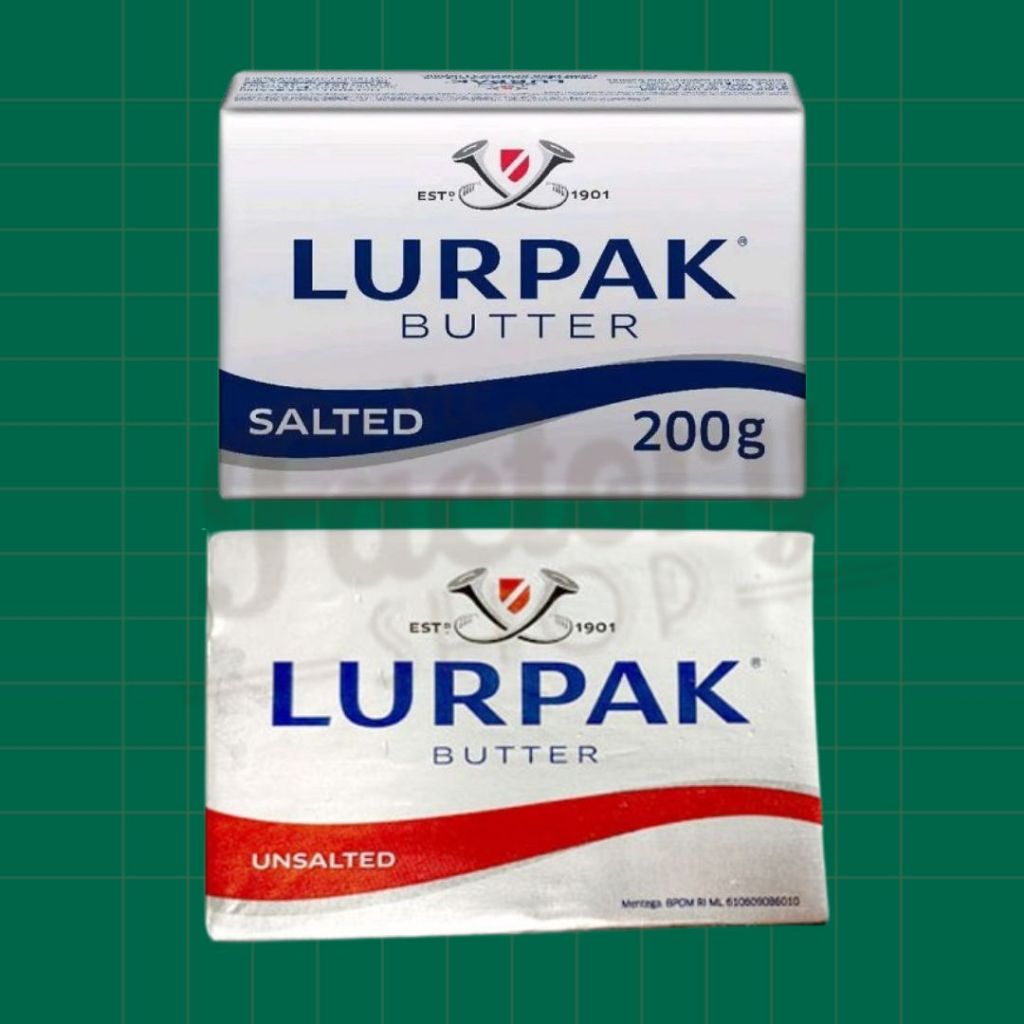 

lurpak butter unsalted salted 200gr