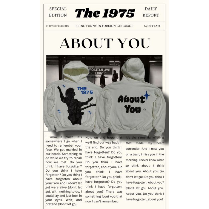 Hoodie About You 1975