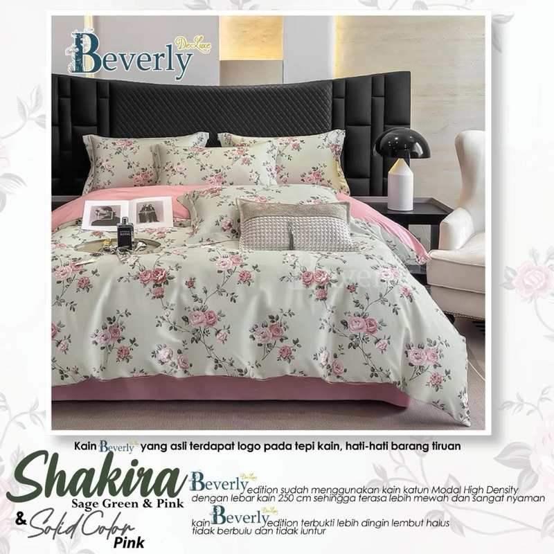 [Katun Lokal] Bahan Kain Sprei Motif SHAKIRA