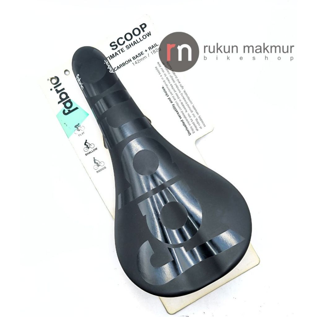 FABRIC Saddle SCOOP ULTIMATE SHALLOW Full Carbon Team Shallow 142mm - Sadel Sepeda Balap Road Bike /
