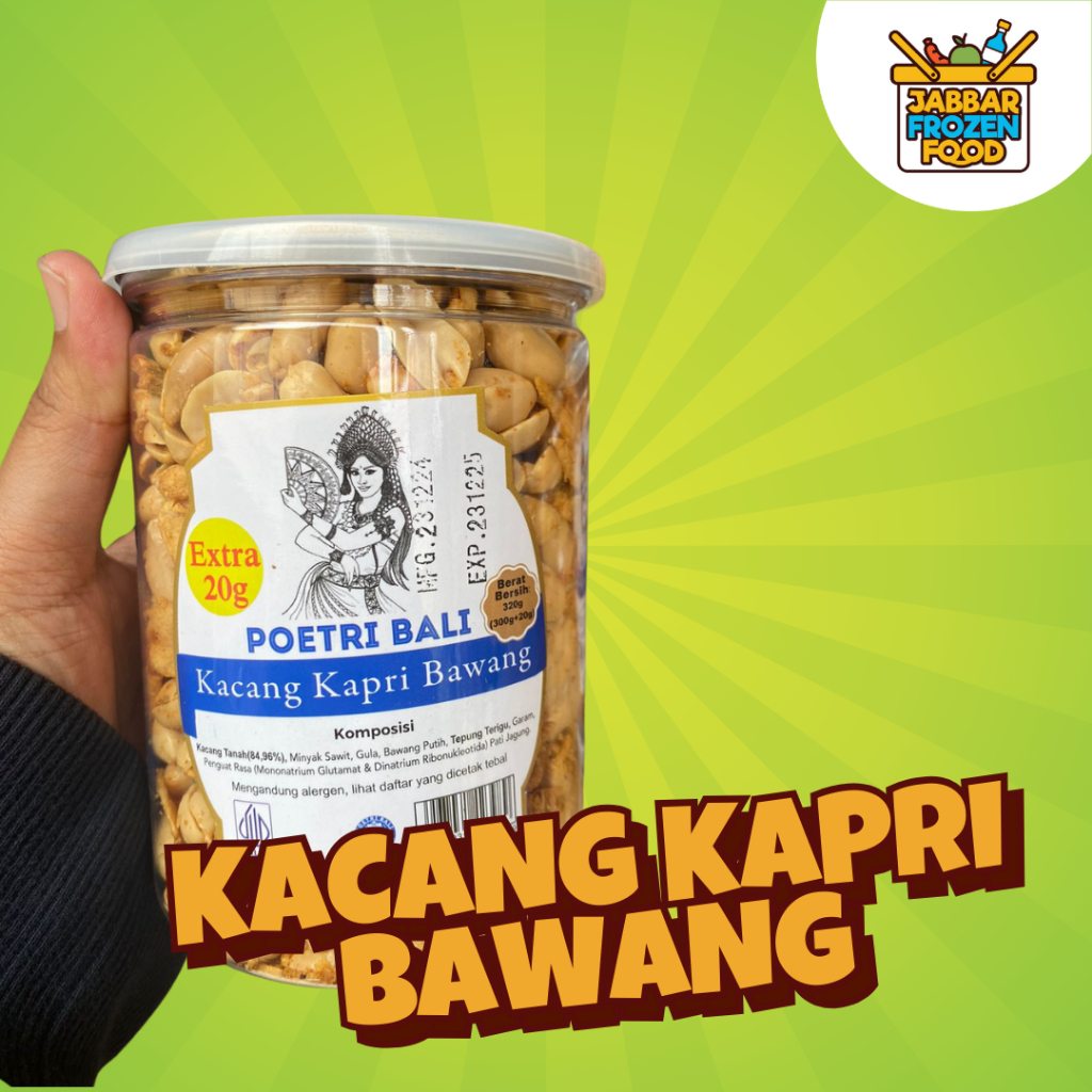 

Poetri Bali Kacang Kapri Bawang 360gr