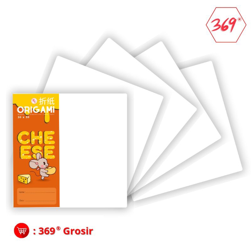 

369 - Origami / Kertas Lipat Warna Putih / White Edition