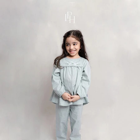 Little Palmerhaus - Baju Lebaran 2025 - Yarra Girl Attire Set (Setelan Tunik Anak Perempuan Usia 1-6