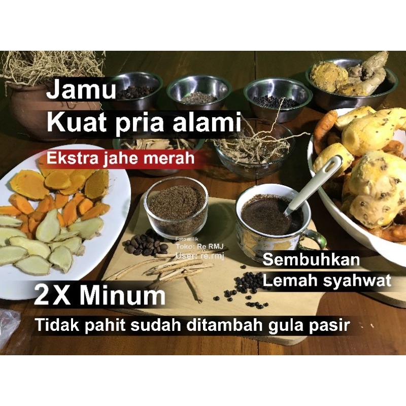 

Jamu Kuat Pria Alami Dari Jahe Merah Pulosari Dan Kopi
