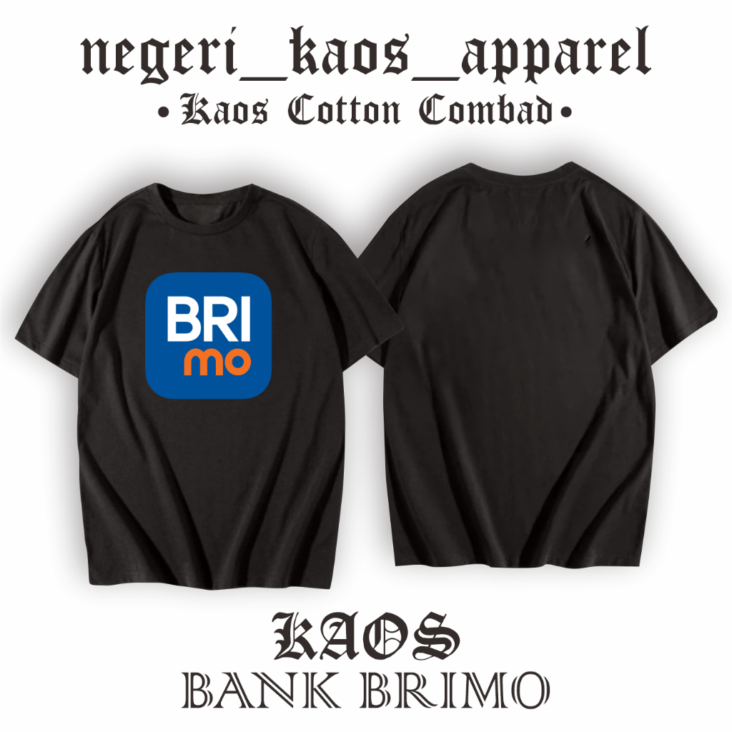 kaos brimo kaos bank brimo warna putih warna lain