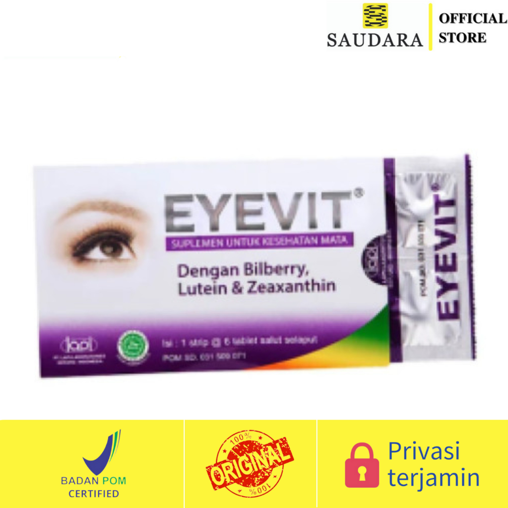 Eyevit 30'S-Vitamin Mata-Suplemen Mata Minus