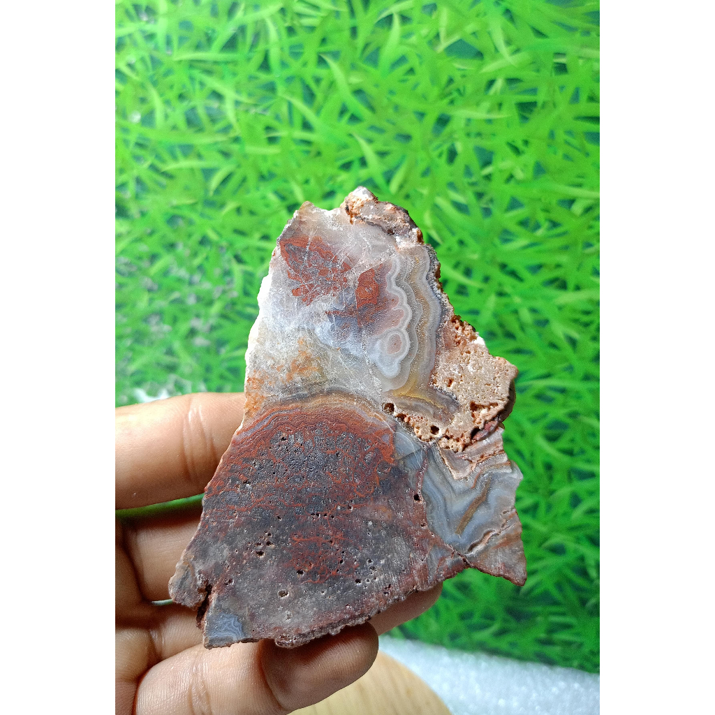 Batu Natural Mexico Agate Rough /Raw Stone (8)