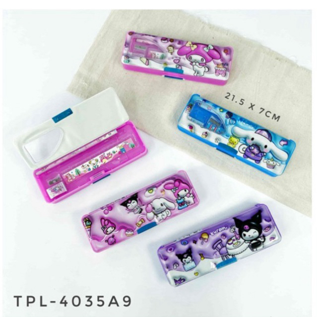 

SHARON - KOTAK PENSIL CASE SANRIO KUROMI POMPOMPURIN