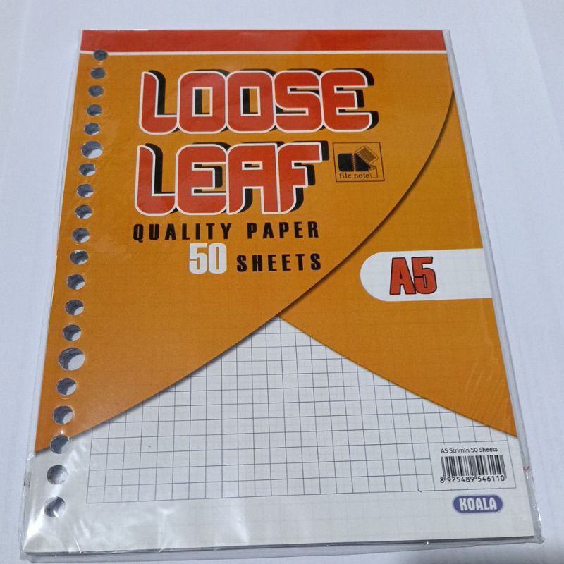 

Binder Kotak Kotak Matematika A5 50sheets