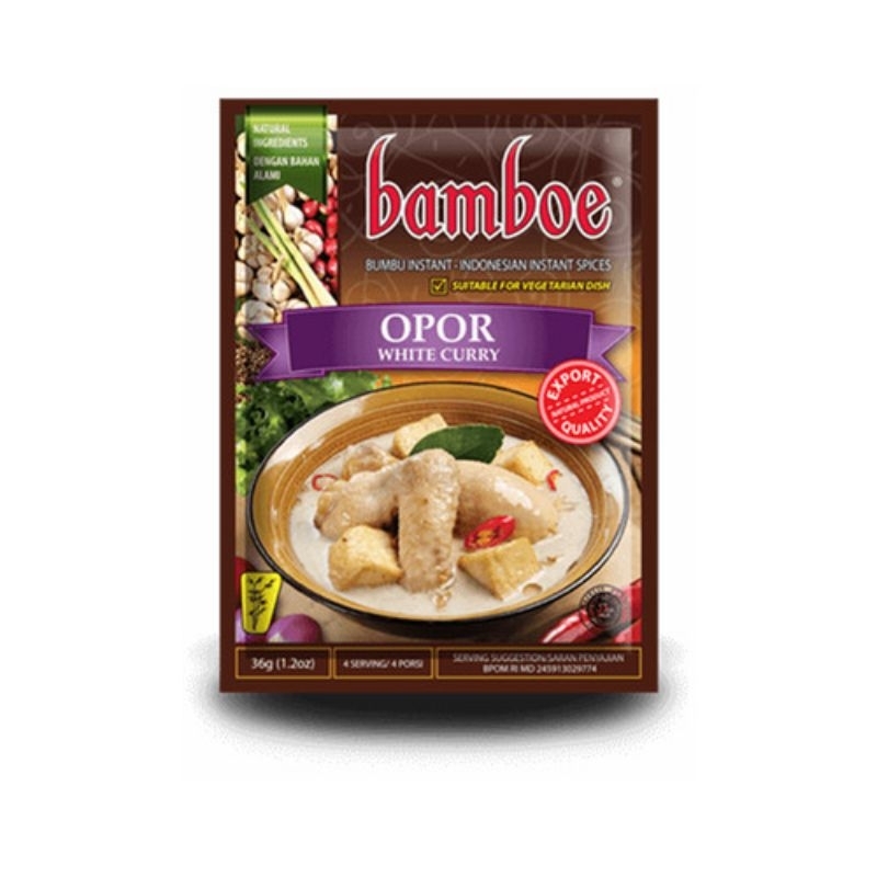

BAMBOE BUMBU OPOR 40 GR 8992735210033