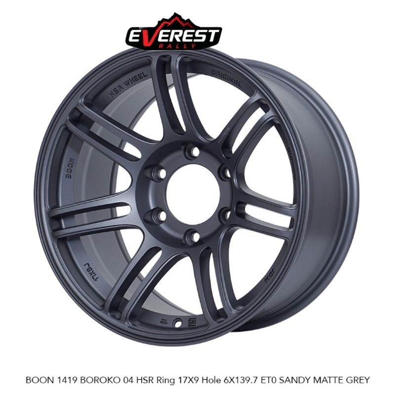 VELG MOBIL HSR BOON R17 LEBAR 9 FOR:PAJERO.FORTUNER DLL.