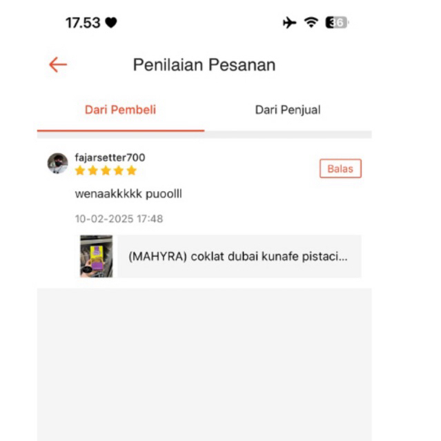 

Nycyta Home (Mahyra) Harga Spesial Coklat Dubai Premium Milk Coklat Dubai Pistacio Kunafe Coklat