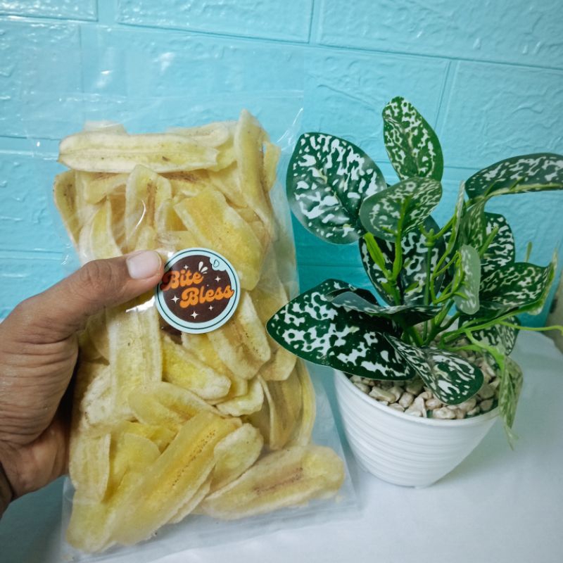 

Keripik pisang kepok manis original asin