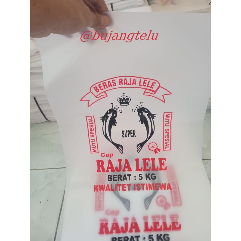 Plastik beras rojolele 5kg isi 50 lembar