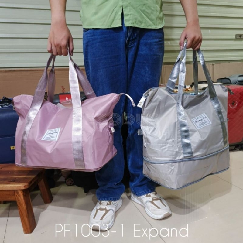 Travel Bag Expanding Waterproof Tas Pakaian Jinjing Import Pria Wanita