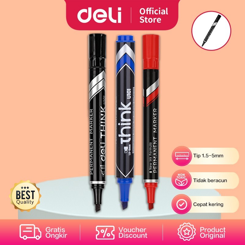 

TBMO DELI PERMANEN MARKER ( RED ) EU10040 / 0005874 - OC