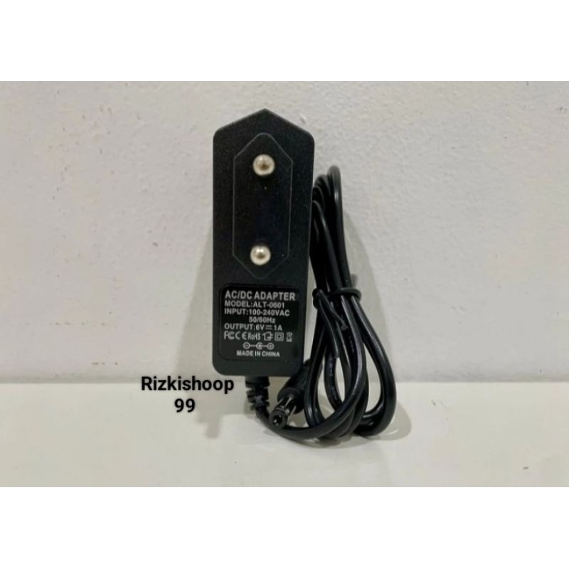 Adaptor DC 6V 1A / Adaptor 6 Volt 1 Ampere DC Power Supply