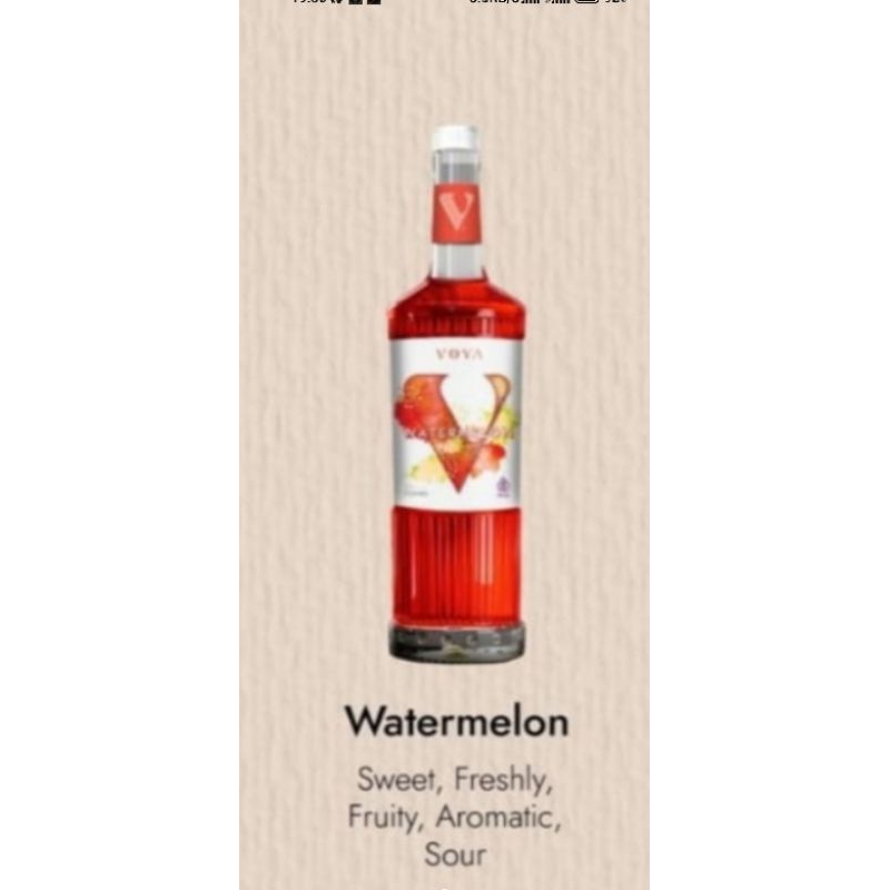 

voya watermelon 750 ml