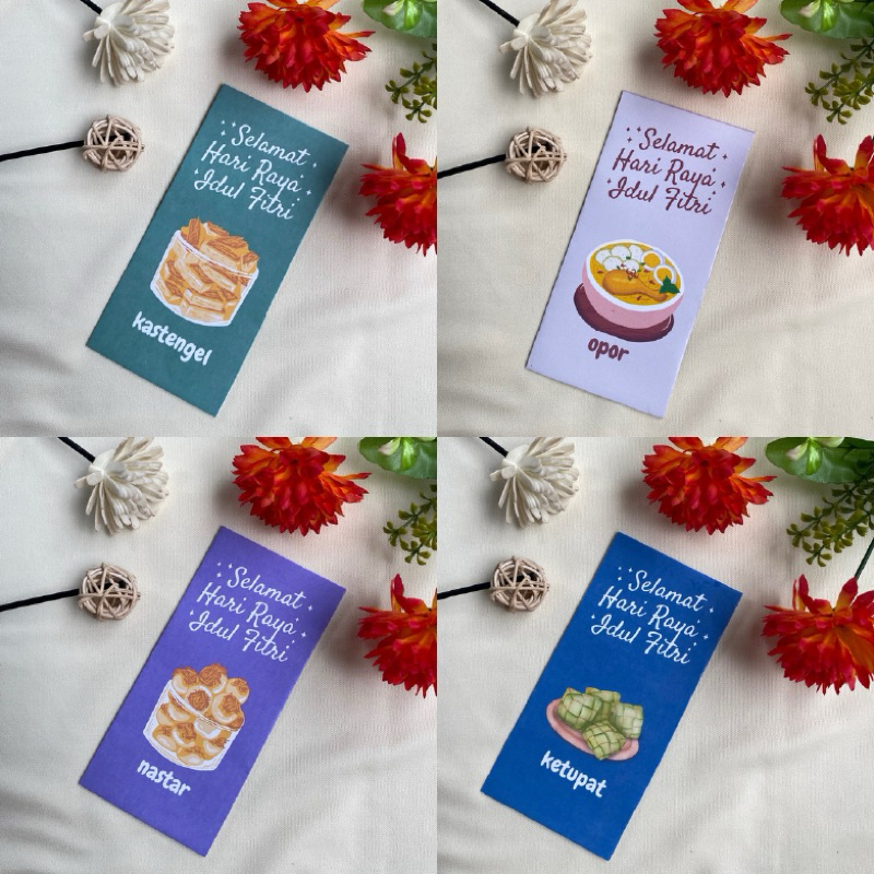 

Amplop Lebaran Besar (9 x 17,5) Makanan series