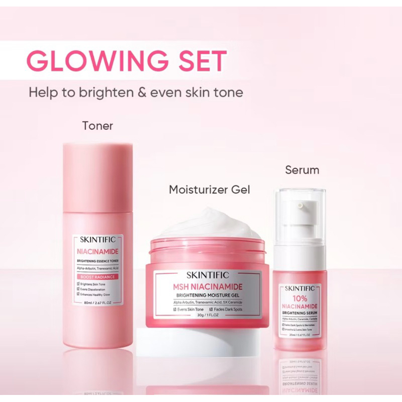 Skintific glowing set