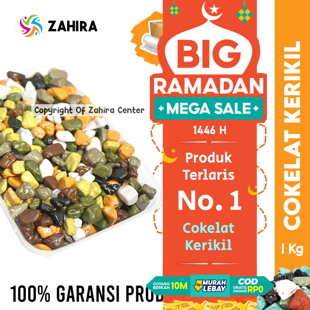 

Cokelat Kerikil Arab Premium 1Kg Stone Chocolate Rock Coklat SebagaI Mood Booster Oleh Haji Umroh