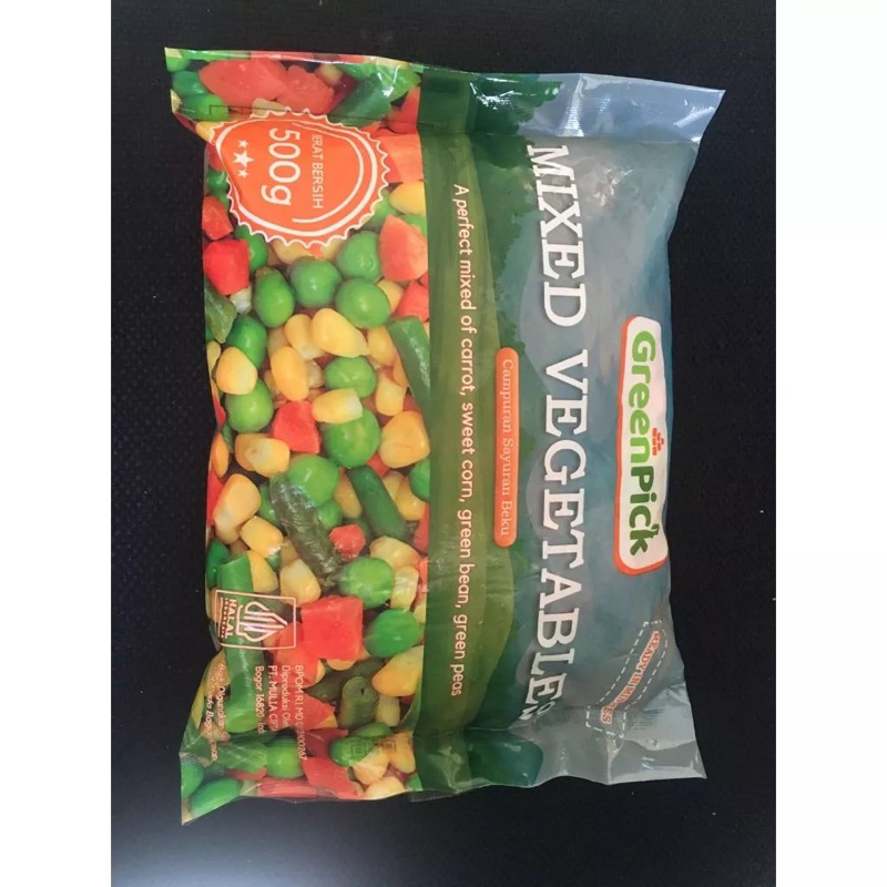

Green Pick Mixed Vegetables 500g