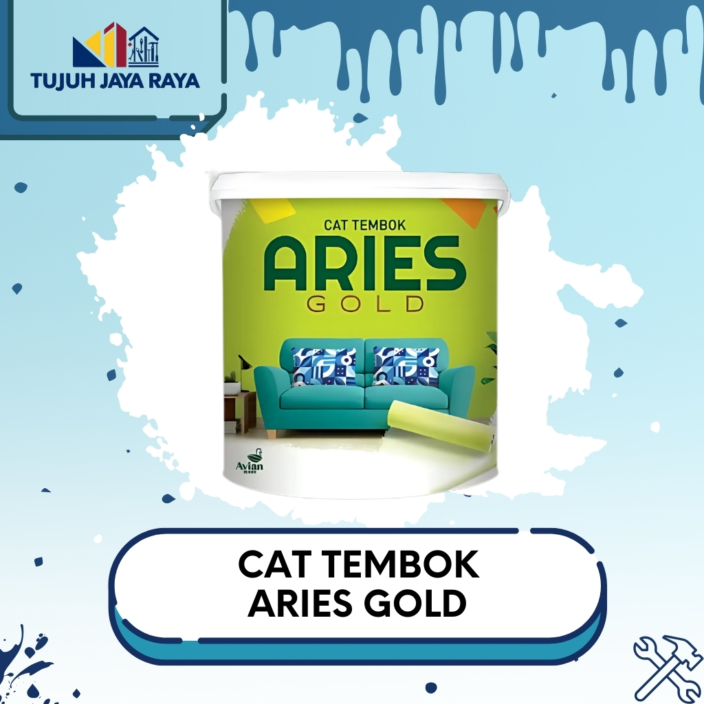 Cat tembok Aries Gold 1kg