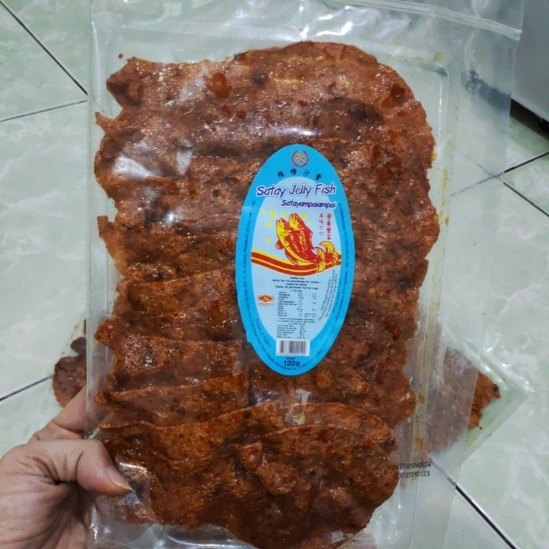 

Satay thailand sate jelly fish berat 120gram exp 10/2025