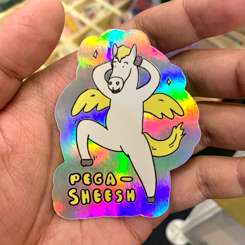 

Sticker Hologram Pegasheesh