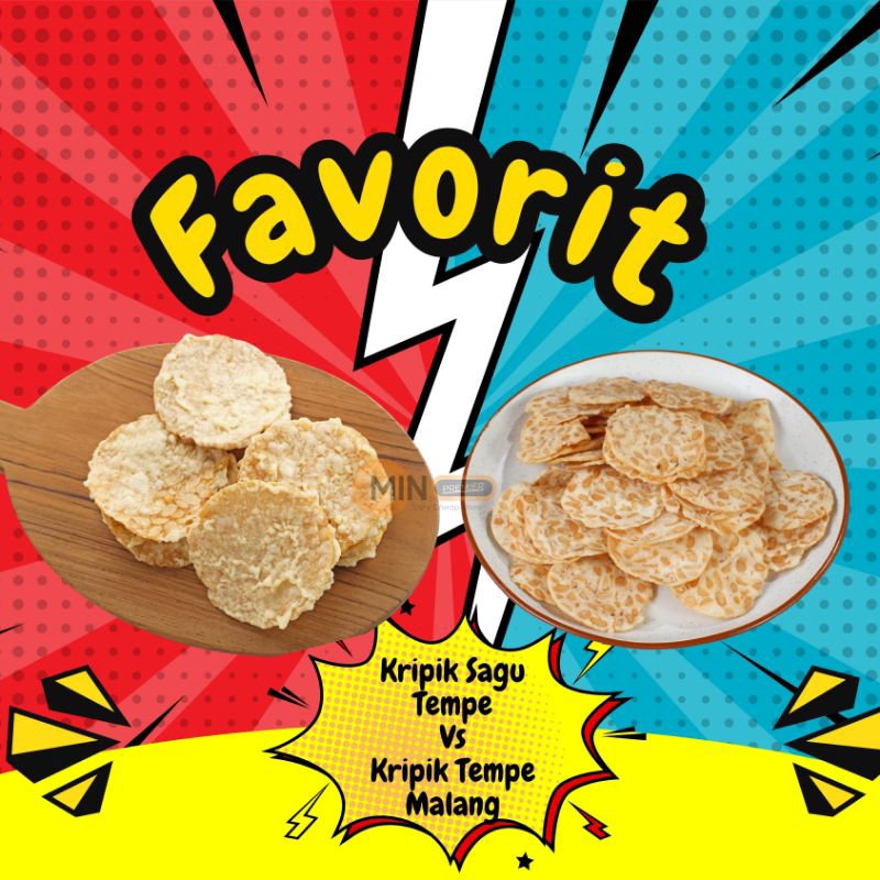 

PAKET MIX KERIPIK TEMPE ( SAGU & ORI) @500 Gram